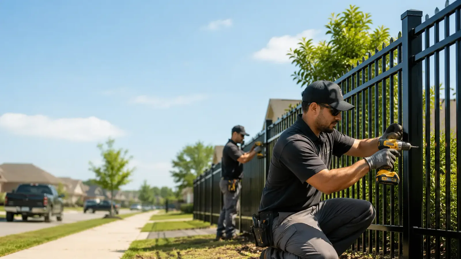 Metal Fence Installation in China, TX